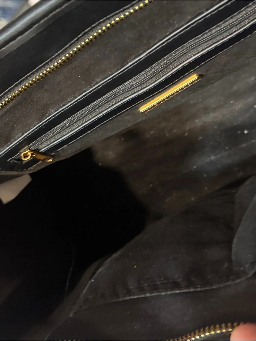 Steve Madden Black Leather Satchel with Colorful Charm Chain